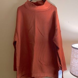 LILLUSORY Women's Mock Turtleneck Sweater